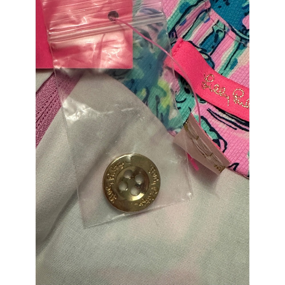 Lilly Pulitzer Sally Skort Lilac Rose Out Of Office Pink Print Size 14 NWT! - Picture 5 of 9